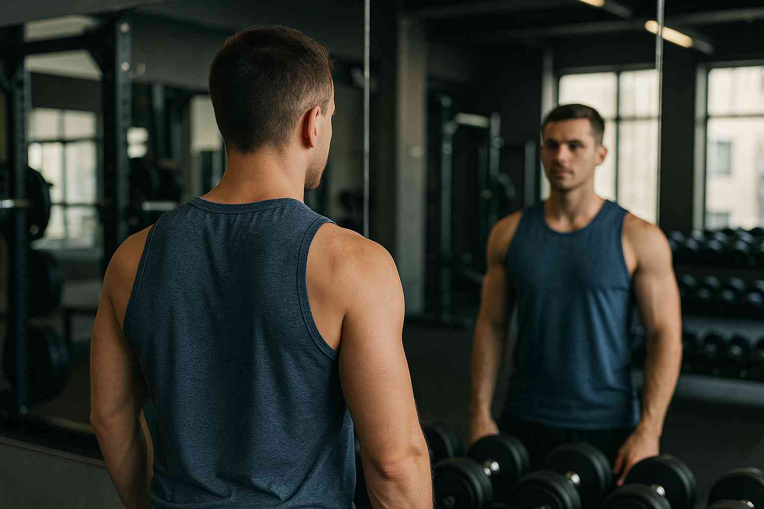 gym mirror under60kb