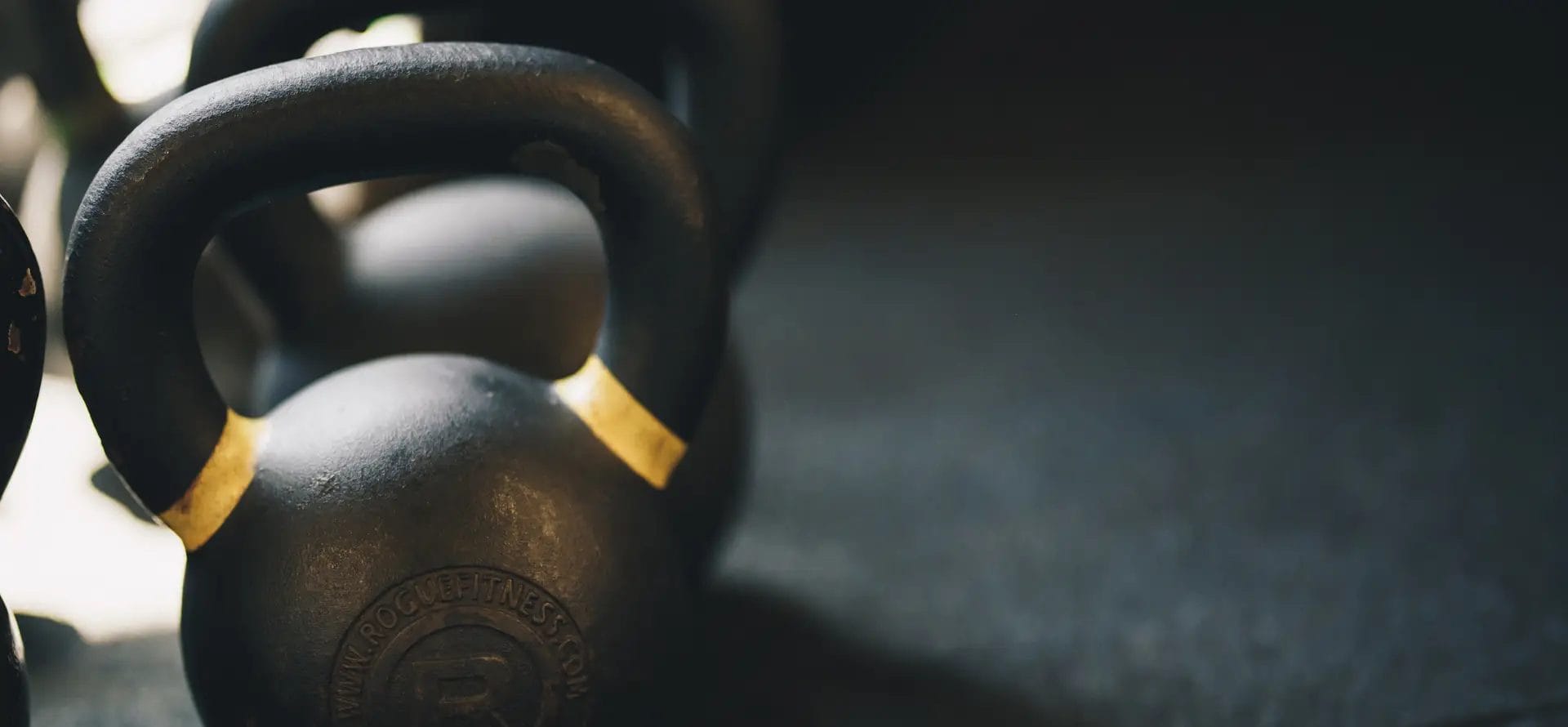 Kettlebell on floor